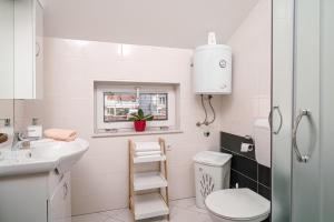 Koupelna v ubytování Apartments Tamaris