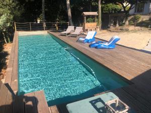 Bazén v ubytování Chambre d’hôtes Pyla sur Mer nebo v jeho okolí