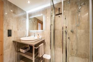 A bathroom at Studio Alpendomizil Ahorn