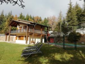 Zahrada ubytování La Casa de les Oques