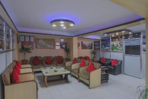 Istumisnurk majutusasutuses OYO 789 Hotel Shivam Plaza