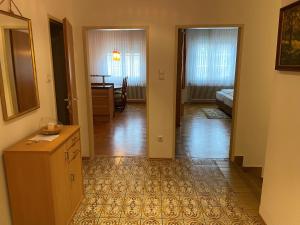 Postel nebo postele na pokoji v ubytování Hopfeld - Apartment