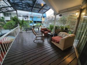Balkón nebo terasa v ubytování Home16 Sukhumvit16