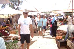 Clients de l'établissement kasbah Dar Bahnini