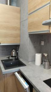 Kuchnia lub aneks kuchenny w obiekcie Apartamenty Bulwar Nadmorski, Ustka