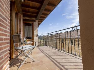 A balcony or terrace at Belvilla by OYO Casa Rural Poza de la Torca II