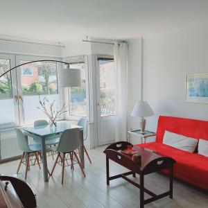 Area soggiorno di Hamburg Niendorf-Suite
