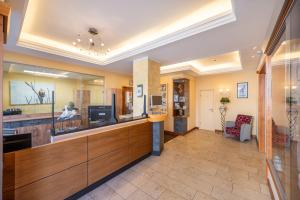 Kuchyň nebo kuchyňský kout v ubytování Centralhotel Binz