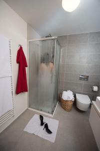 Kúpeľňa v ubytovaní Villa Drosera s wellnessom, Račkova dolina v Západných Tatrách