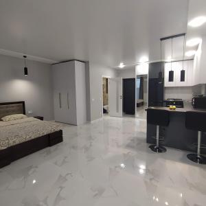 Η κουζίνα ή μικρή κουζίνα στο VIP Apartment Avalon