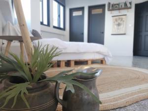 Postel nebo postele na pokoji v ubytování Huck B&B