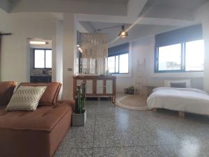 Postel nebo postele na pokoji v ubytování Huck B&B