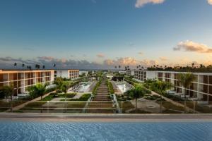a view of the resort from the pool at Live Aqua Beach Resort Punta Cana - All Inclusive - Adults Only in Punta Cana