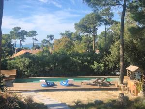 Bazén v ubytování Chambre d’hôtes Pyla sur Mer nebo v jeho okolí