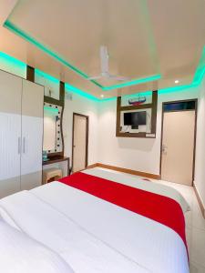 Een bed of bedden in een kamer bij Sunview Residence