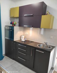Una cocina o kitchenette en Apartman Centar