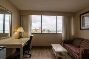 Posezení v ubytování Emerald Beach Hotel Corpus Christi