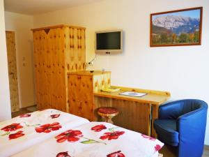 Postel nebo postele na pokoji v ubytování Haus Moser
