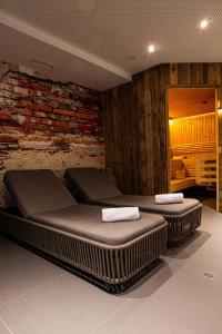 Ruang duduk di HEITZMANN - Hotel & Rooftop