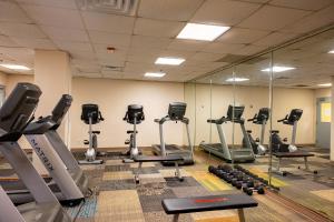 Fitness centrum a/nebo fitness zařízení v ubytování Emerald Beach Hotel Corpus Christi