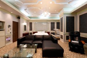 Posezení v ubytování HOTEL555 伊豆長岡