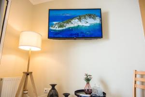 A television and/or entertainment centre at Elena's apartment 3
