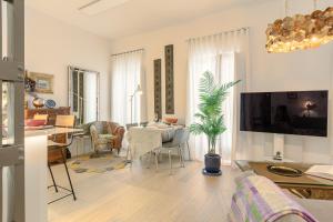 Μια τηλεόραση ή/και κέντρο ψυχαγωγίας στο A los Jardines del Alcázar
