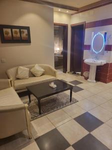 Posezení v ubytování Safwt Aldyar Furnished Units