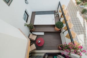 Balkón nebo terasa v ubytování Suites Murillo Plaza Sta. Cruz