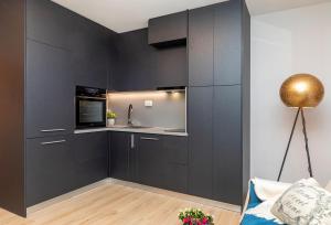 Kuchyň nebo kuchyňský kout v ubytování Perfect Downtown Apartment A217