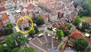 Pohľad z vtáčej perspektívy na ubytovanie Amfiteatr Stare Miasto
