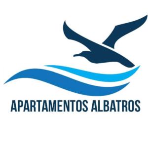 a logo for the appiants albatros albatros airlines at APARTAMENTOS ALBATROS in Asilah