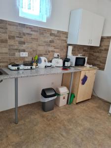 Küche/Küchenzeile in der Unterkunft Kakasdombi Apartman