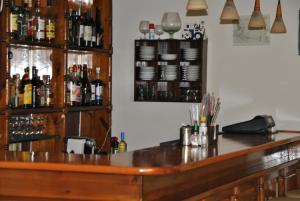 The lounge or bar area at Yiorgos Hotel