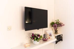 TV a/nebo společenská místnost v ubytování Apartments Vera