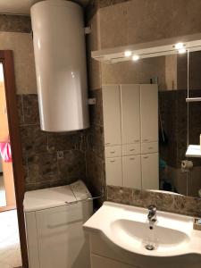 Koupelna v ubytování Stan Inlav Pržno