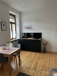 Küche/Küchenzeile in der Unterkunft Weingut Gästehaus Bach