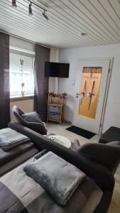 Posezení v ubytování Ferienwohnung Thore