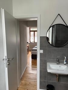 Ein Badezimmer in der Unterkunft Weingut Gästehaus Bach