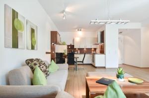 Η κουζίνα ή μικρή κουζίνα στο Quartier II Wohnung 3