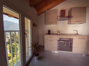 a kitchen with a sink and a stove at VILLA SILVIA-by Home Sitter Como in Como