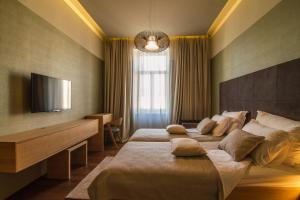 Voodi või voodid majutusasutuse Luxury Apartments Centre of Opatija toas