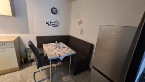 Kuchyň nebo kuchyňský kout v ubytování Ferienwohnung Thore