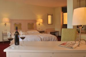Ένα ή περισσότερα κρεβάτια σε δωμάτιο στο Hotel-Gasthof Beim Böckhiasl