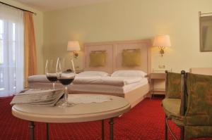 Ένα ή περισσότερα κρεβάτια σε δωμάτιο στο Hotel-Gasthof Beim Böckhiasl