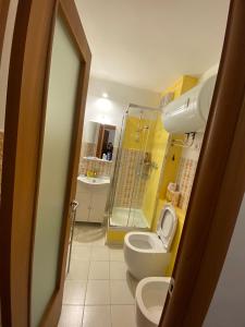 Koupelna v ubytování La casetta di Gnappi