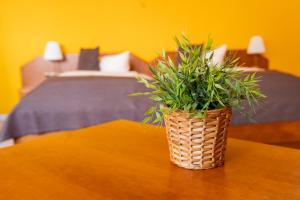 Postel nebo postele na pokoji v ubytování Hotel Nahetal