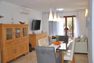 TV a/nebo společenská místnost v ubytování Apartment Relax Villa Salena