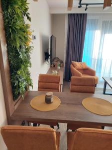 Istumisnurk majutusasutuses Apartlux Helena1