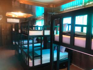 a group of bunk beds in a room at Social Quarters in Railay Beach